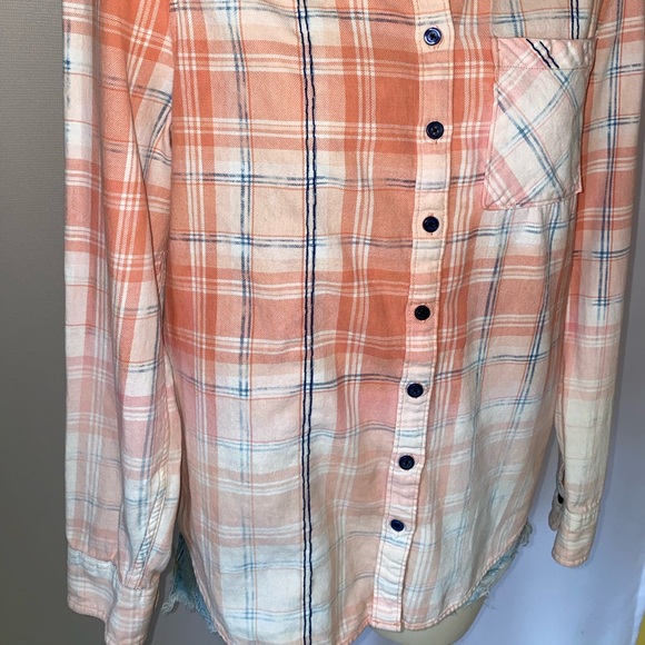 *CUSTOM DYED EMBROIDERED BUTTON DOWN - Picture 4 of 9